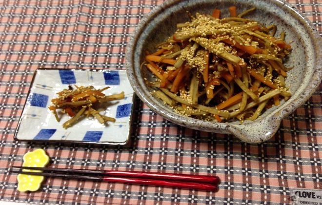 生姜入りきんぴらごぼう